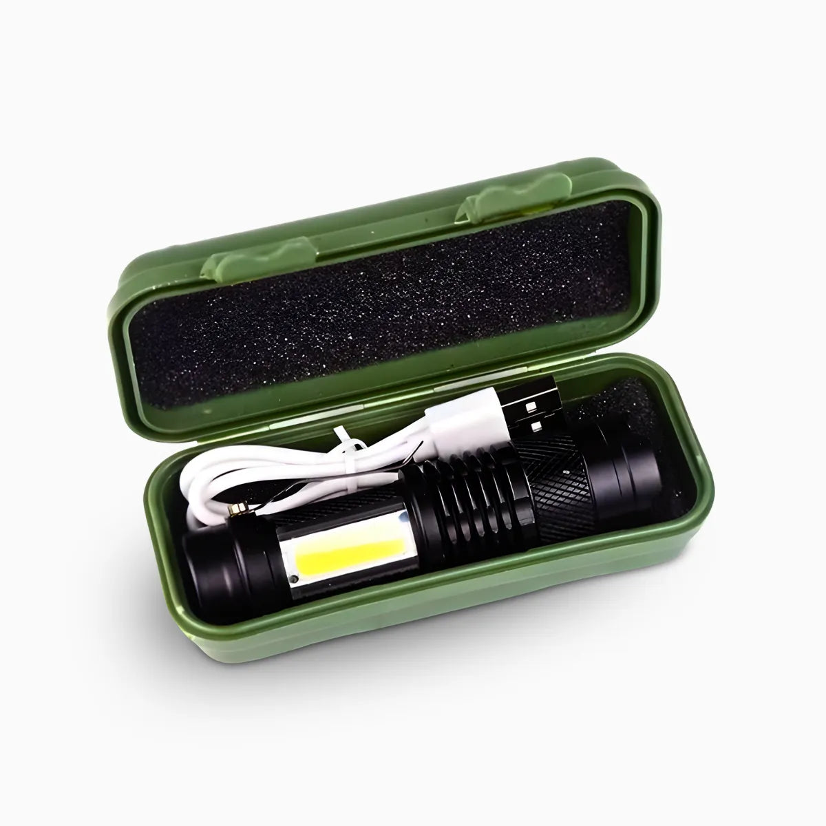 Lanterna Recarregável Luz Negra Uv Resistente A Água